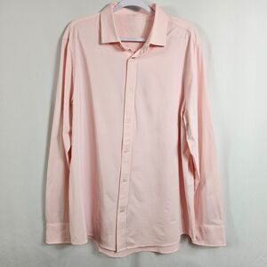 Rhone Commuter Shirt Slim Fit In Pink - Size XXL